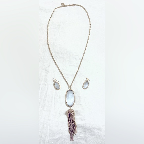 Kendra Scott necklace and earrings - Picture 2 of 2